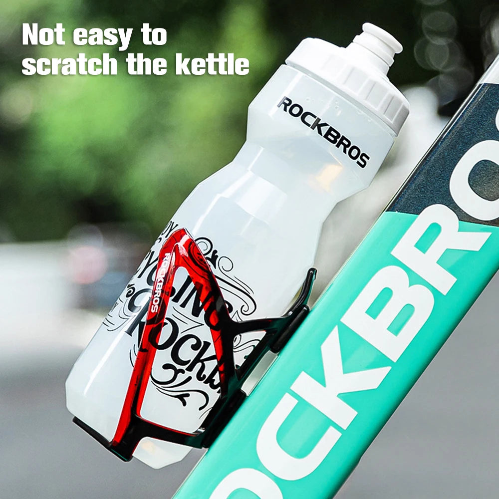 ROCKBROS Cycling Water Bottle and Bike Cage Set 750ml Sports Kettle - 2