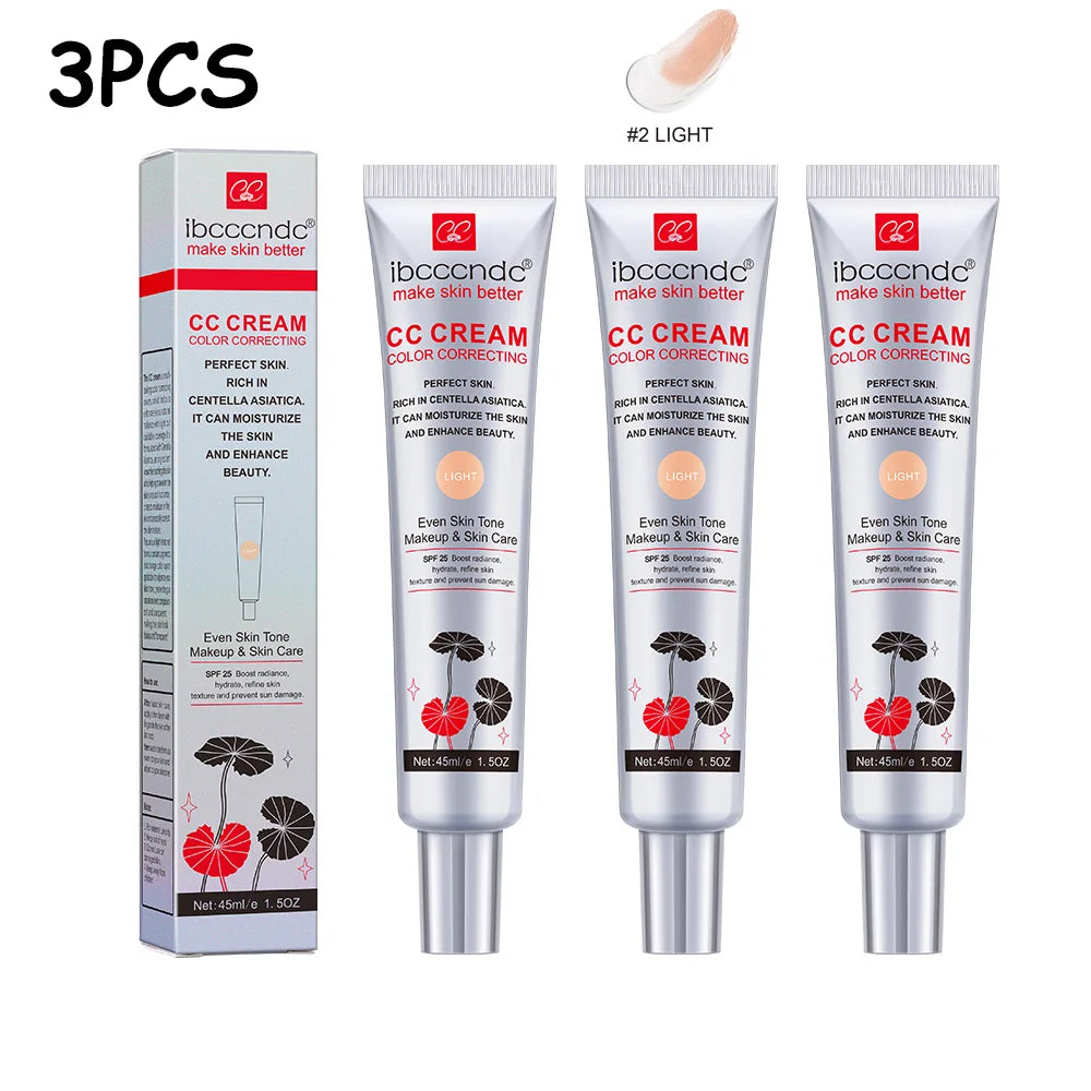 Color Correcting CC Cream Moisturizing Waterproof Makeup Foundation