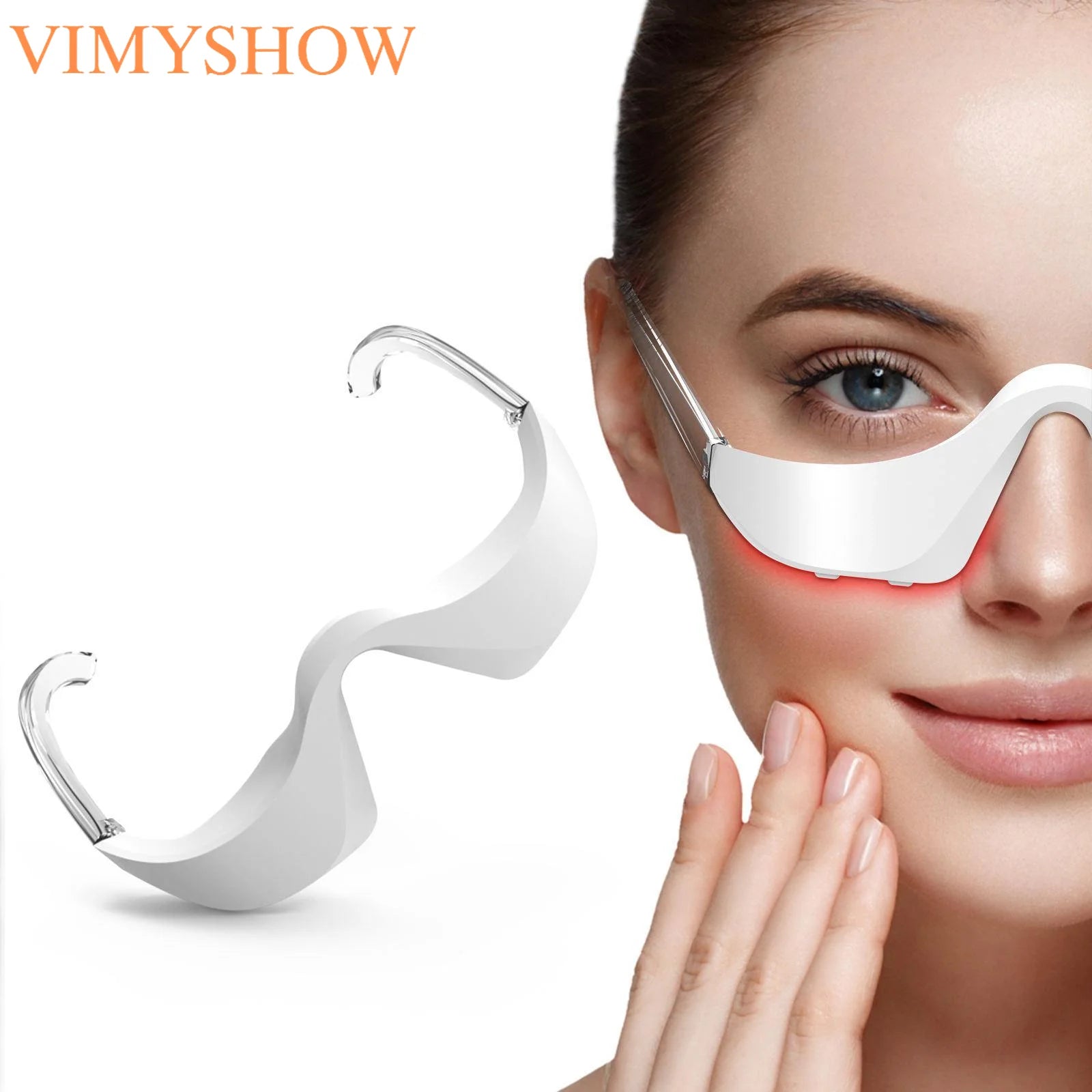 Red Light LED Eye Massager for Puffy Eyes & Dark Circles - 7
