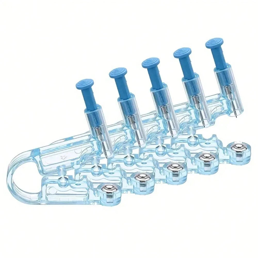 Disposable Ear Piercing Gun Kit Sterile Safety Studs Piercer Tool Set - 8
