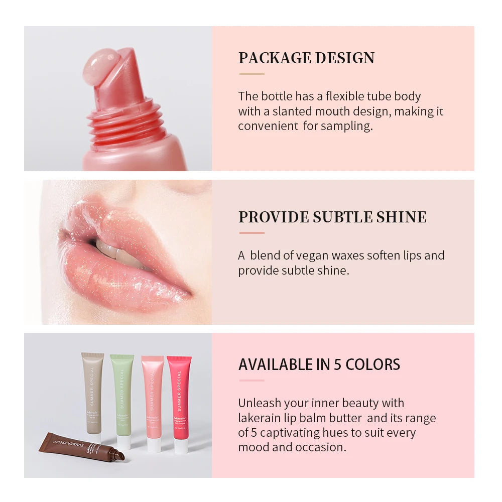 Summer Lip Balm Butter Moisturizing Lip Gloss - 5