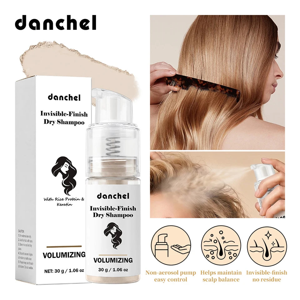 Dry Shampoo Powder Instant Oil Absorbing Hair Styling Powder - 7