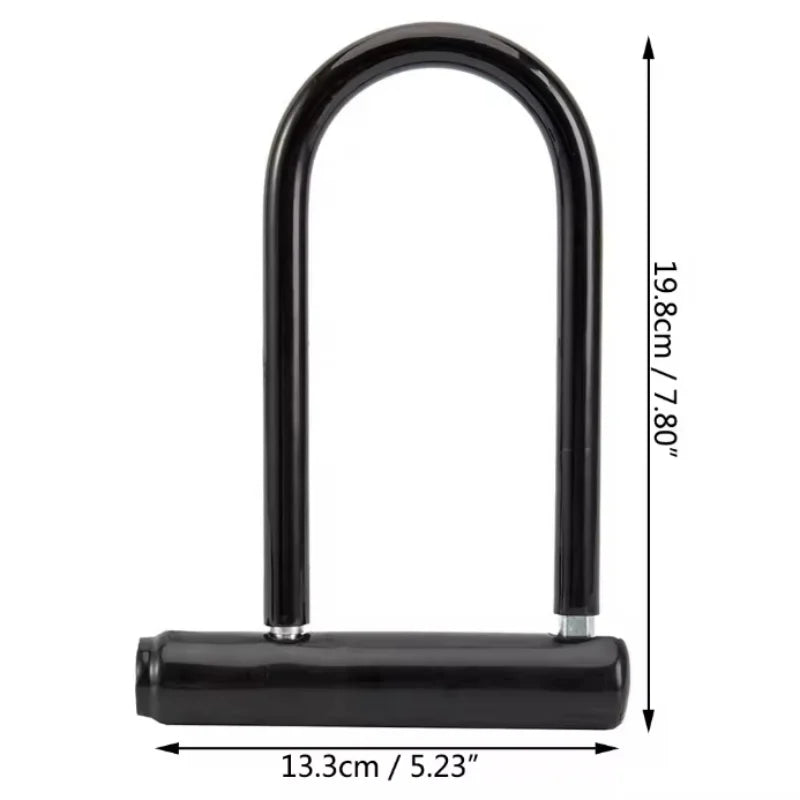 Heavy Duty Bicycle U Lock Anti Theft Security Lock for Bike and Scooter