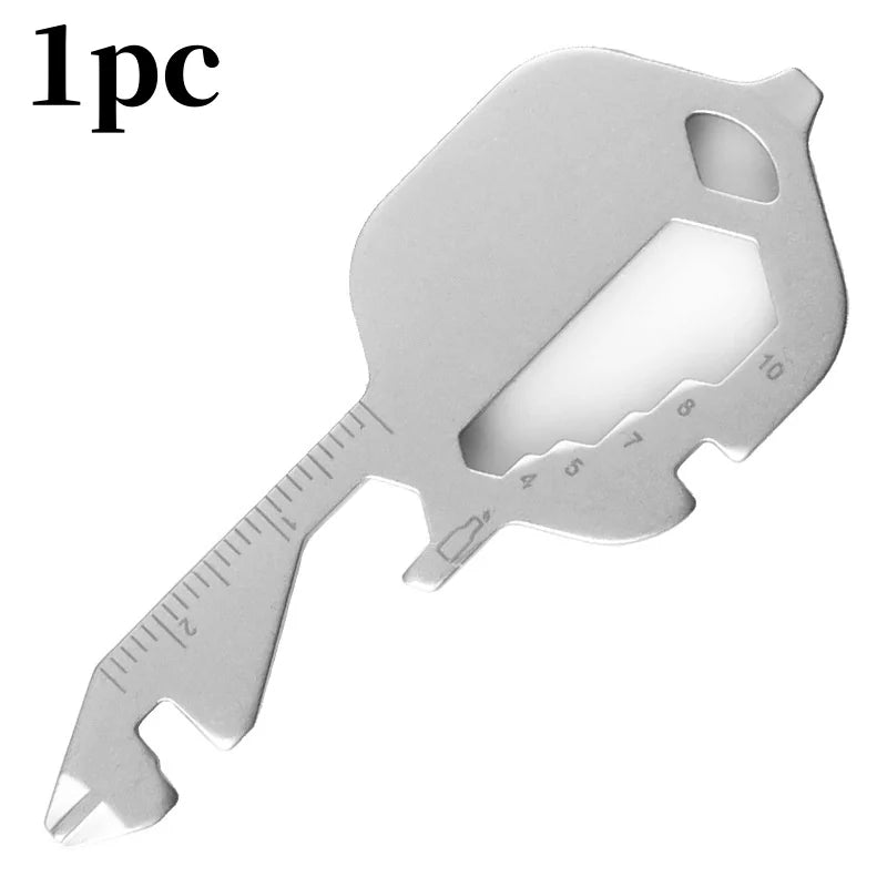 13-in-1 Stainless Steel Keychain Multitool Portable EDC Repair Gadget - 16