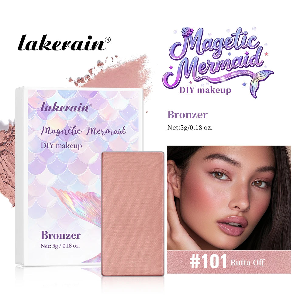 Lakerain Magnetic Mermaid Eyeshadow Makeup Palette DIY Beauty Kit