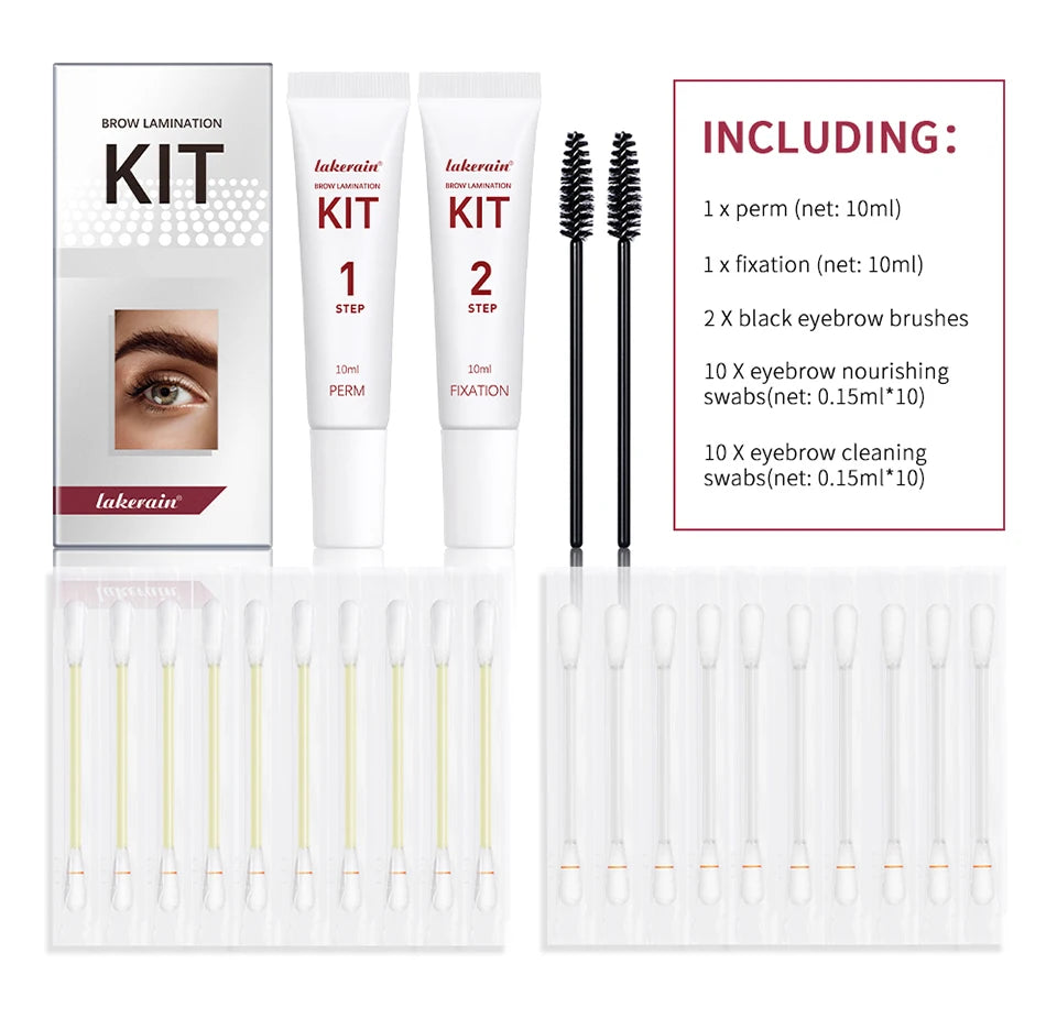Lakerain Brow Lamination Kit Semi-Permanent Eyebrow Lift Set