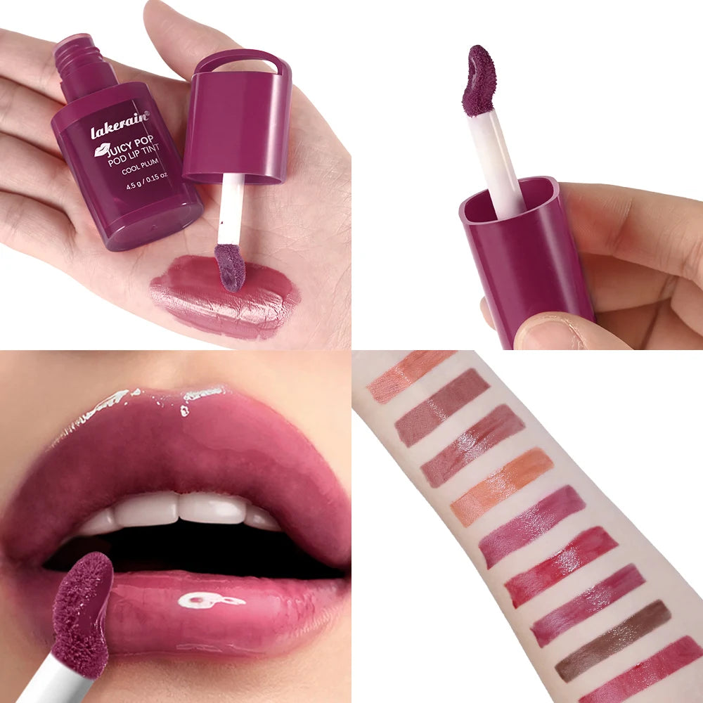 Lakerain Juicy Pop Pod Lip Tint Moisturizing Gloss Stain Makeup - 6