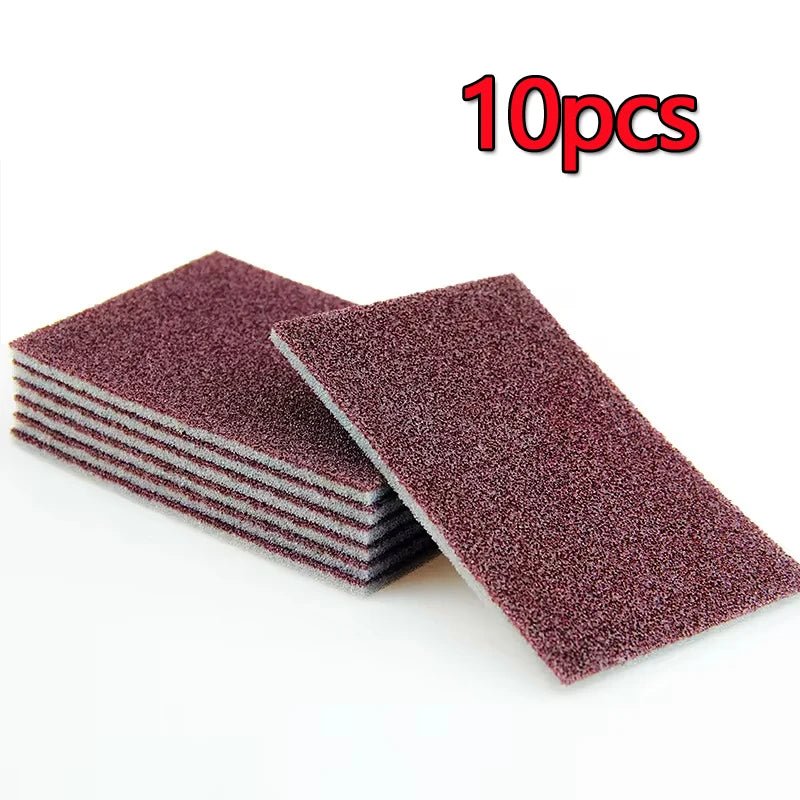 Emery Sponge Roll Magic Cleaning Eraser for Rust Removal and Kitchen Scrub - 12