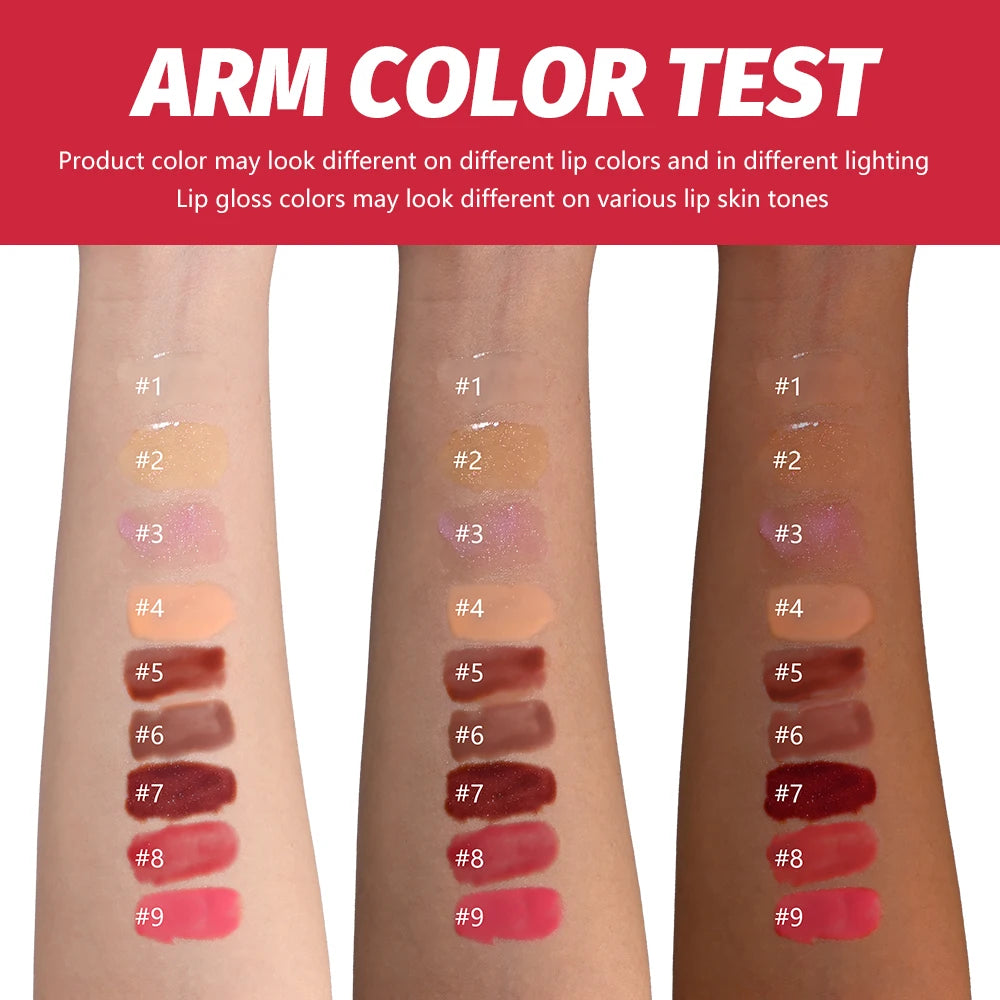 Lakerain Plumping Lip Gloss Hydrating Mirror Shine Lip Gloss
