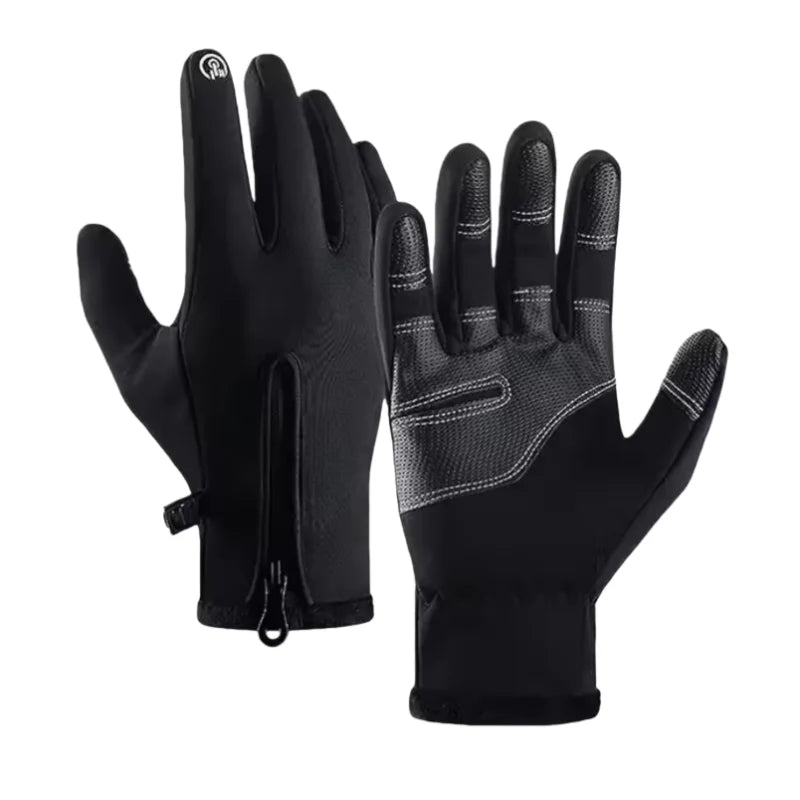 Winter Waterproof Touch Screen Gloves Non-Slip Thermal Cycling Mittens - 1
