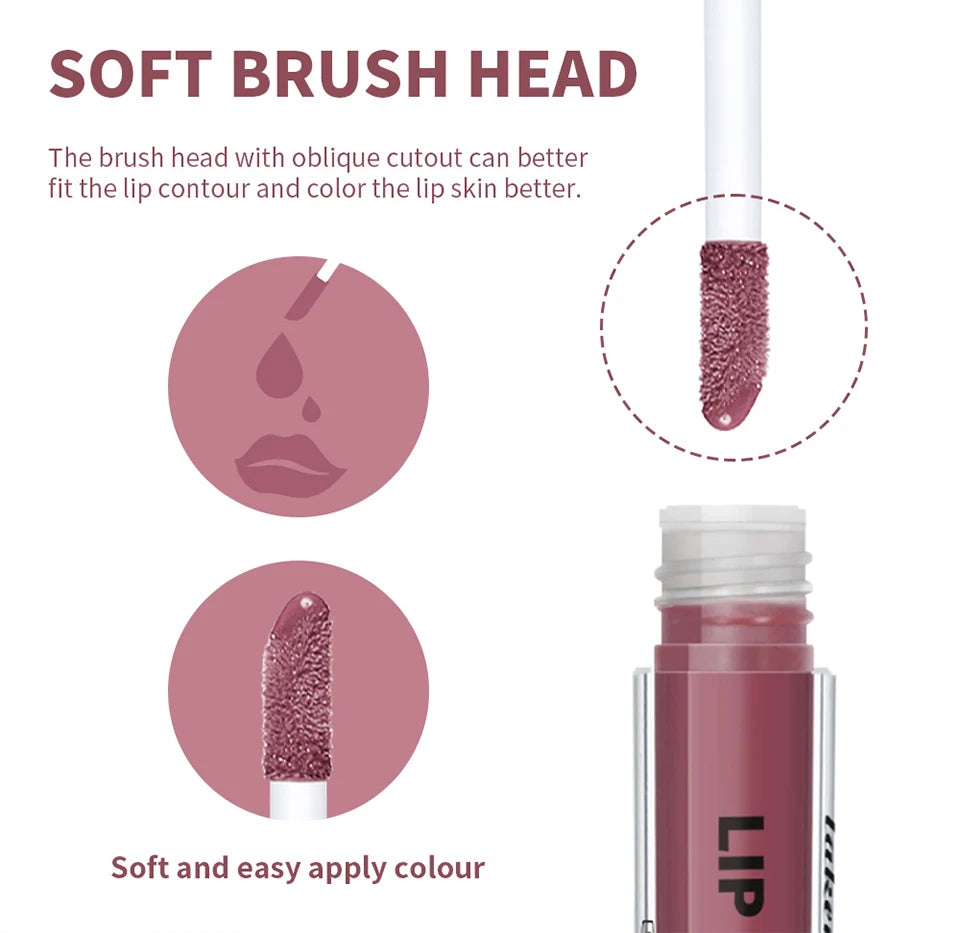 Lakerain Moisturizing Mirror Lip Gloss Butter Liquid Lip Makeup
