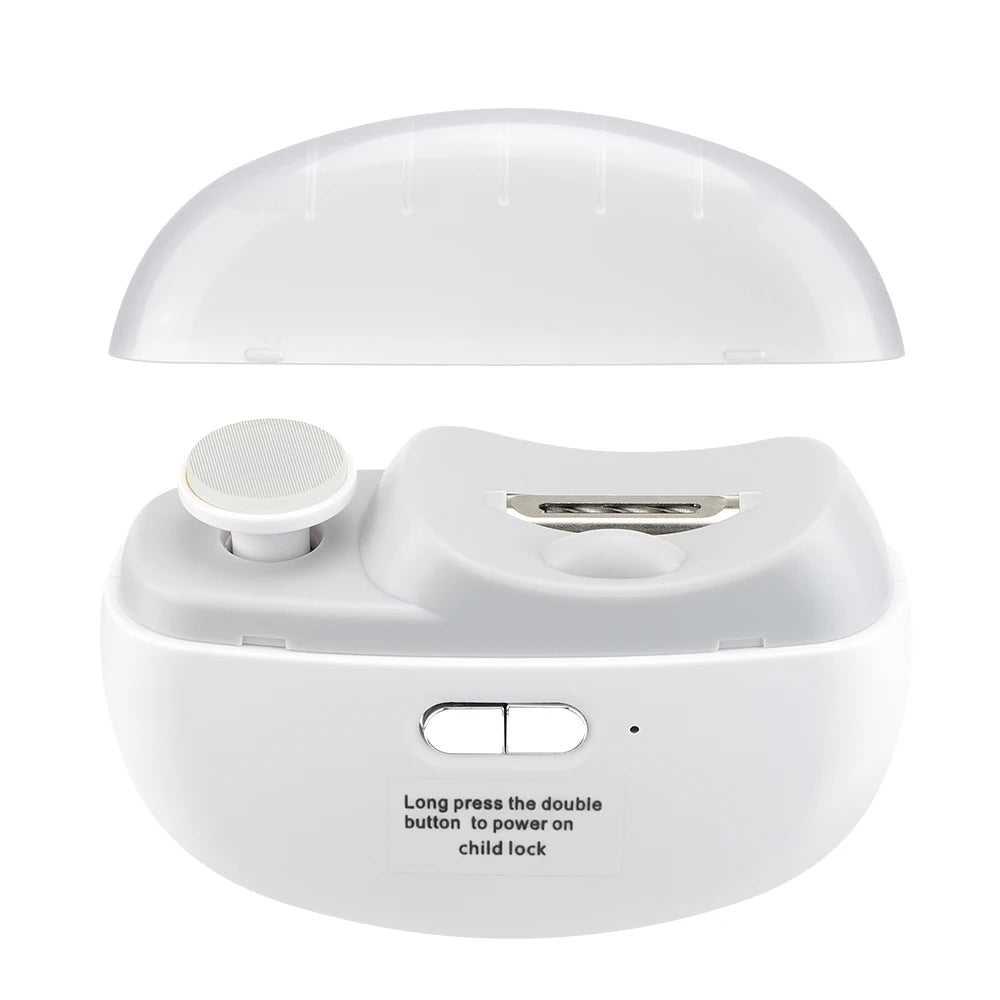 Electric Nail Clipper Automatic Fingernail Trimmer with Light