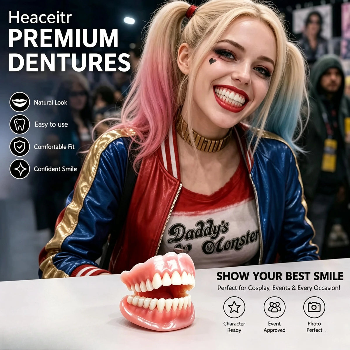 Flexible Resin Dentures Snap On Smile Teeth Restoration
