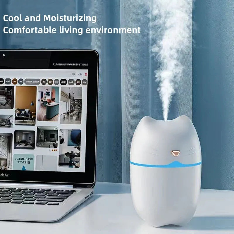 Portable Mini USB Humidifier Desktop Personal Mist Diffuser for Car - 12