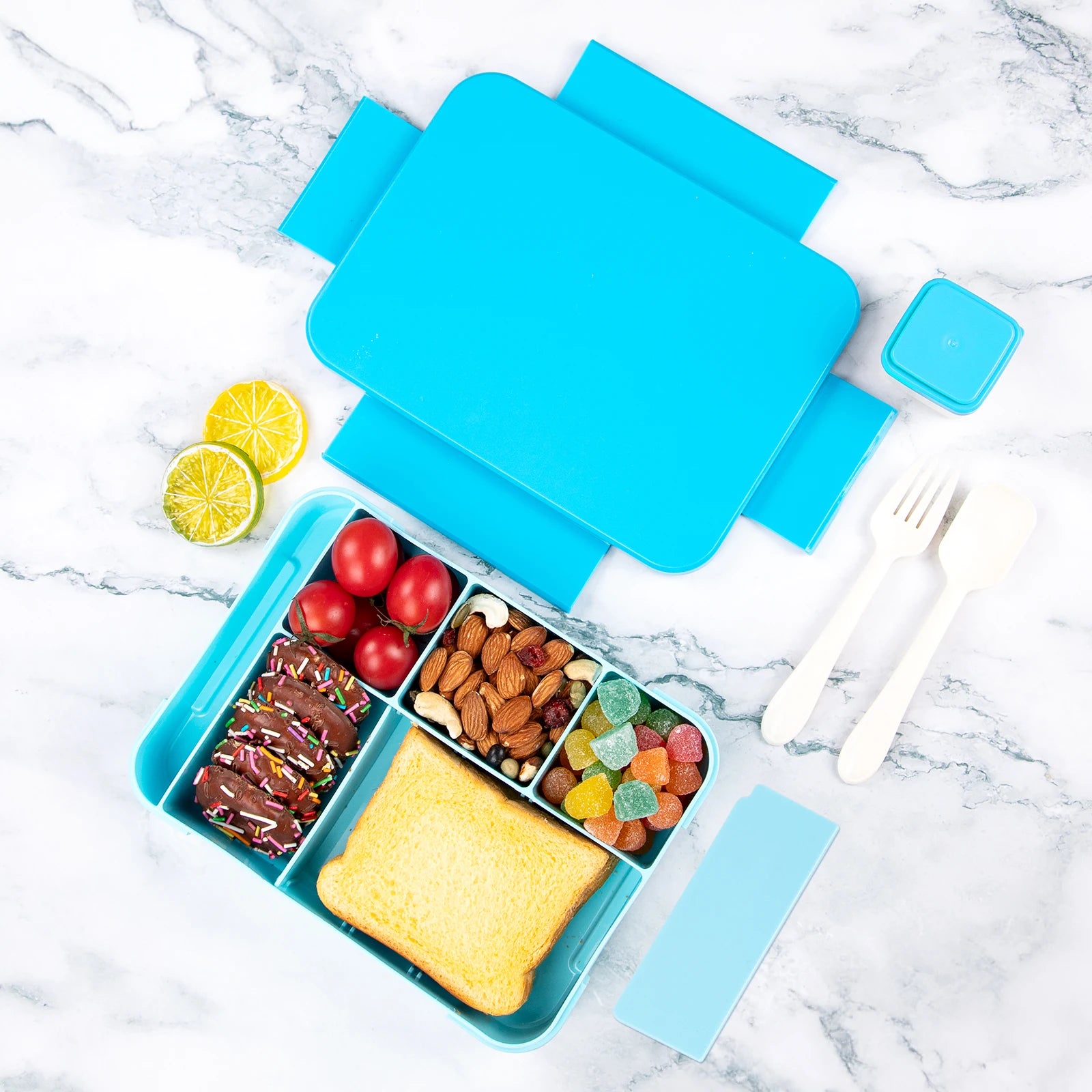 YOCITY Kids Bento Lunch Box Leakproof Divided Food Container for School - 8