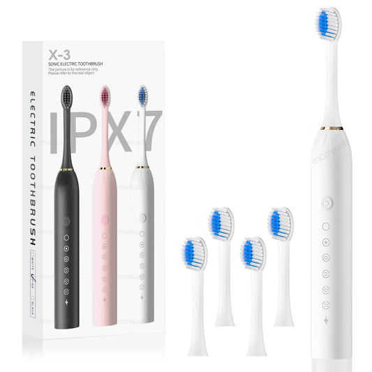 Electric Toothbrush Sonic Rechargeable IPX7 Waterproof