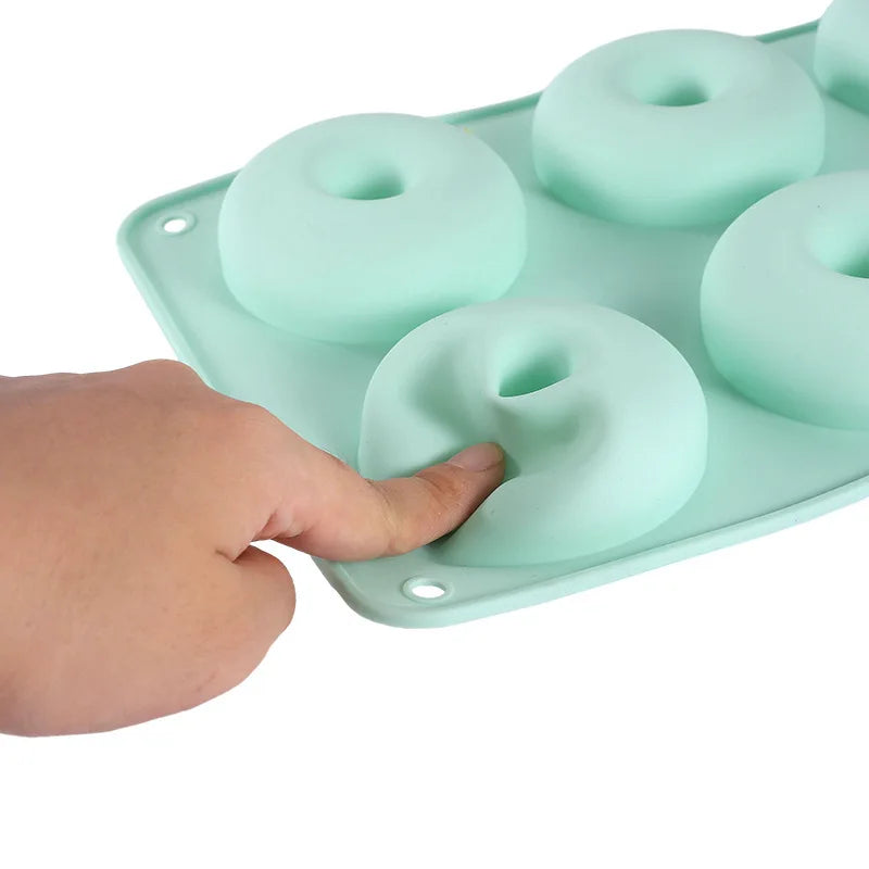 Silicone Donut Mold 6 Cavity Nonstick Baking Pan for Cakes and Pastries - 23