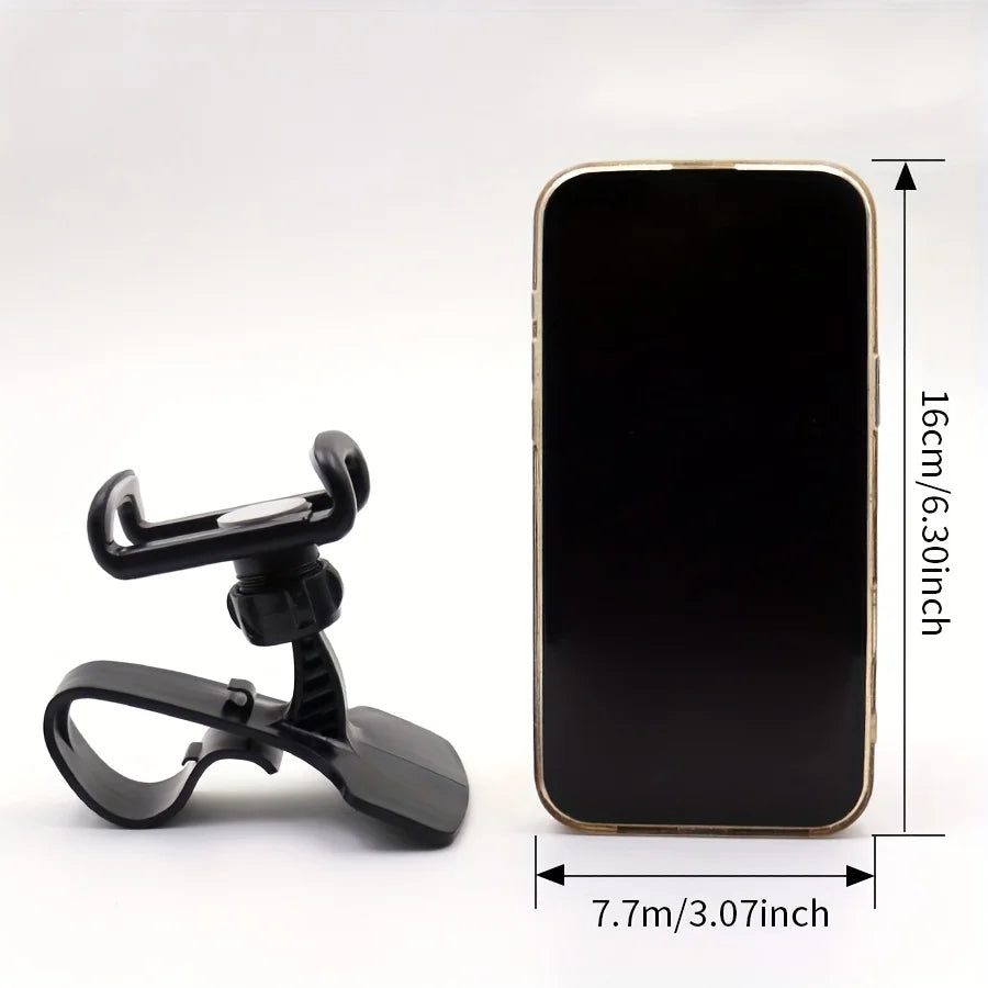 Car Dashboard Phone Holder Clip Rotary Navigation Mount Stand