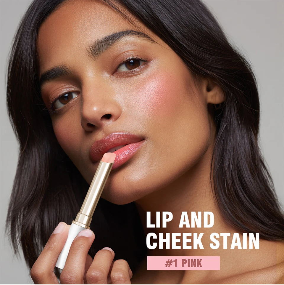 pH Activated Lip And Cheek Stain Natural Color Change Hydrating Tint