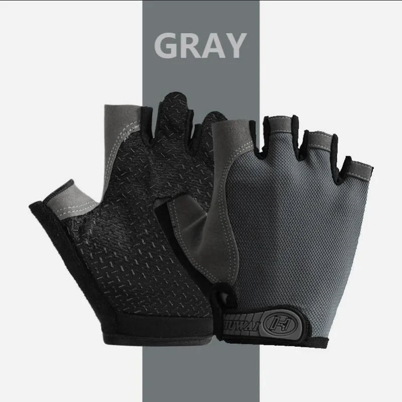Fingerless Cycling Gloves Anti-Slip Shockproof Sports Training Mitts