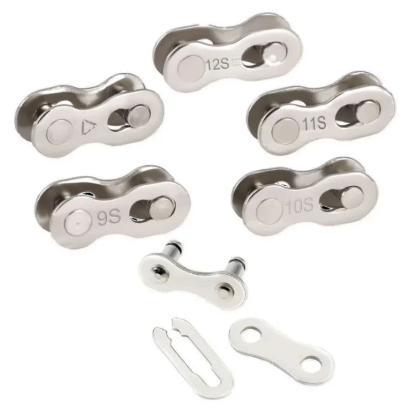5 Pair Gold Bicycle Chain Quick Link Connector for 6 to 12 Speed Bikes - 4
