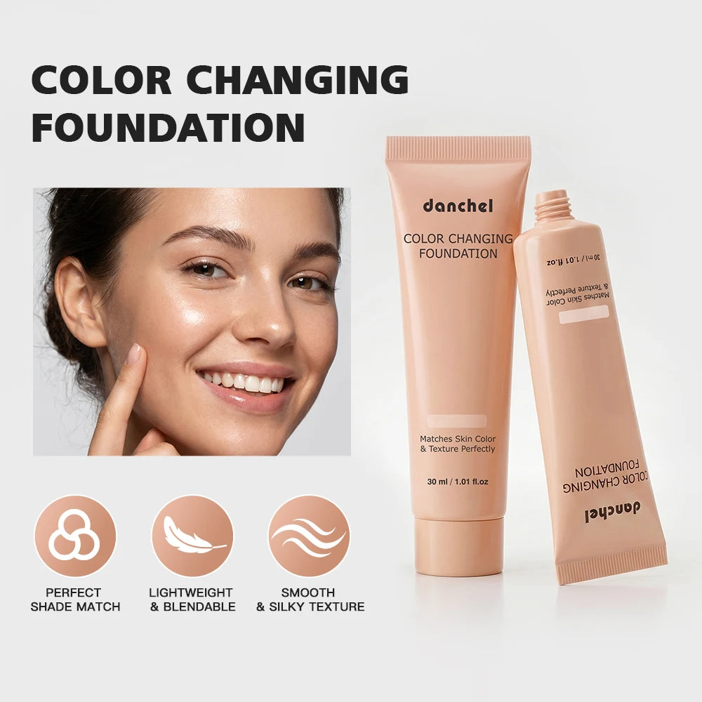 Color Changing Liquid Foundation & Skin Tone Adapting Concealer - 7