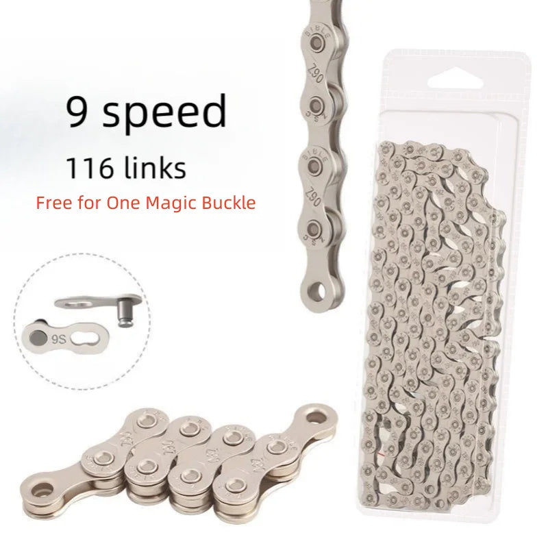 Durable Bicycle Chain for MTB Road Bike 6 7 8 9 10 11 12 Speed Gear - 13