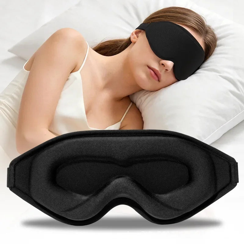 3D Sleep Mask Memory Foam Blindfold Eyeshade