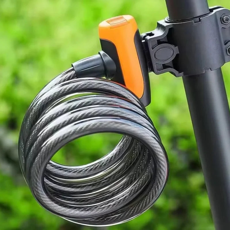 Heavy Duty Bike Lock Steel Cable Anti Theft Security Chain for Bicycle - 3