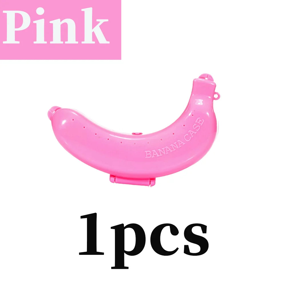 Portable Banana Saver Case - Protective Fruit Storage Container for Travel - 24