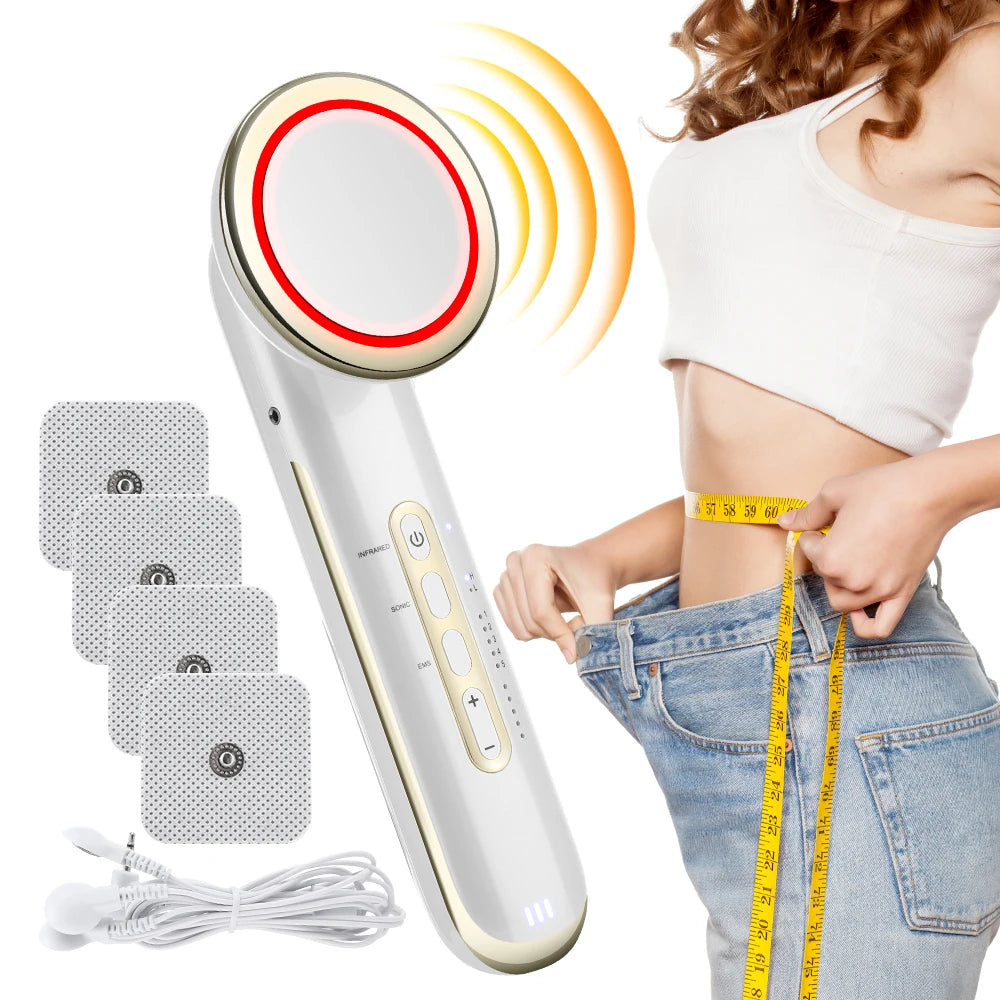 EMS Ultrasound Cavitation Body Slimming & Facial Massager - 1