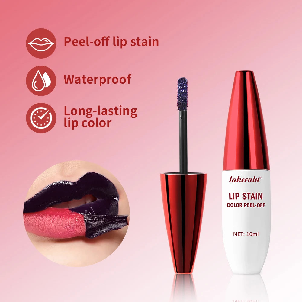 Peel Off Lip Stain Waterproof Tattoo Lip Tint Gloss - 4