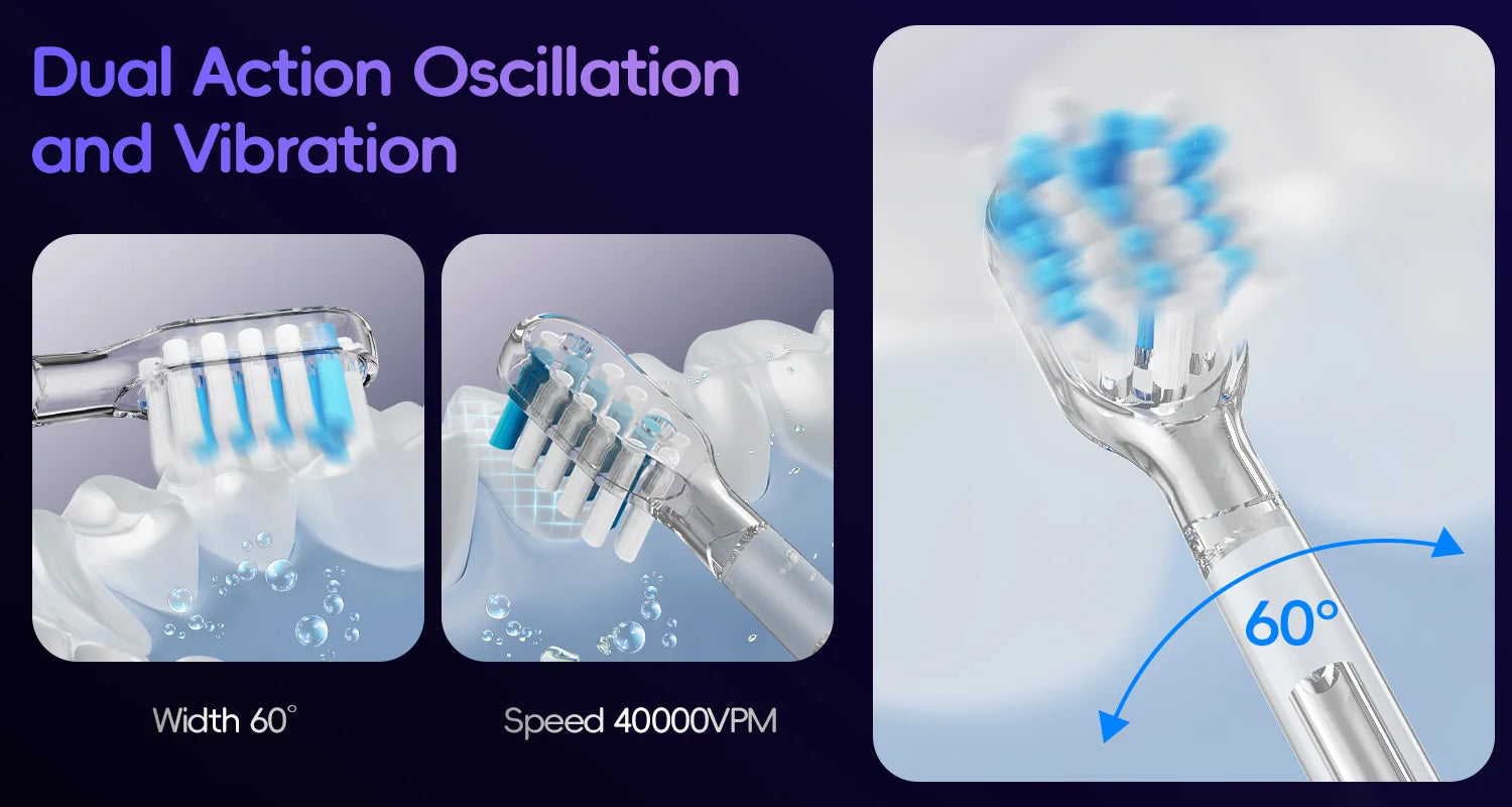 Mornwell Water Flosser & Electric Toothbrush Combo - 15