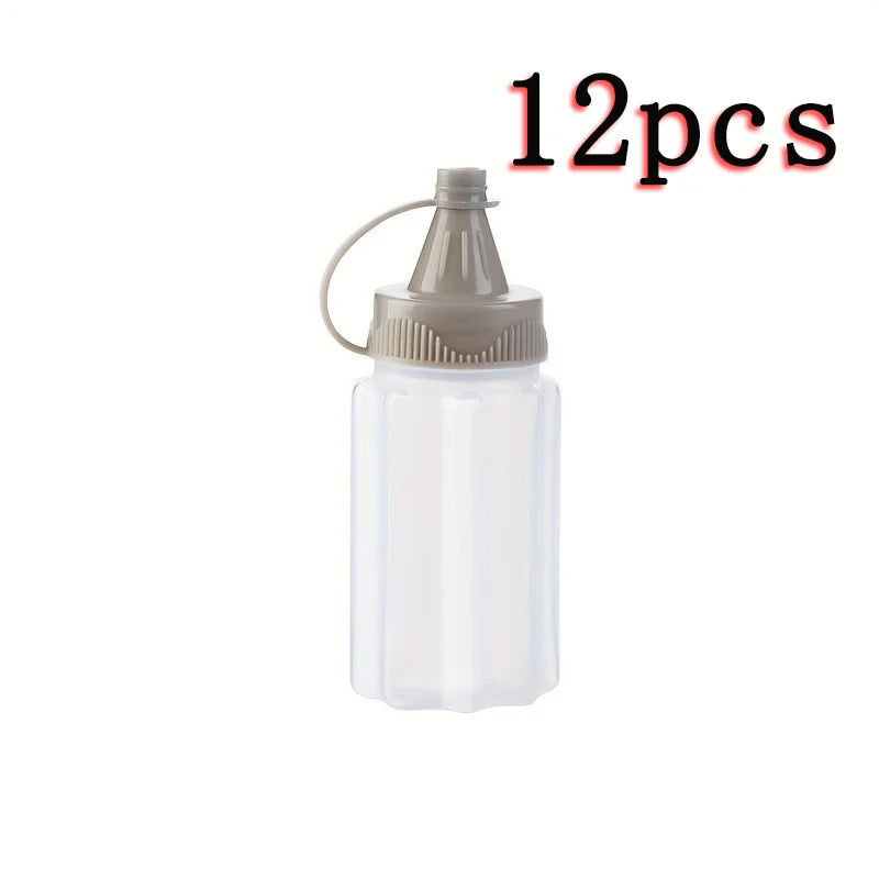 Mini Sauce Squeeze Bottles Portable Salad Dressing Containers Set - 15