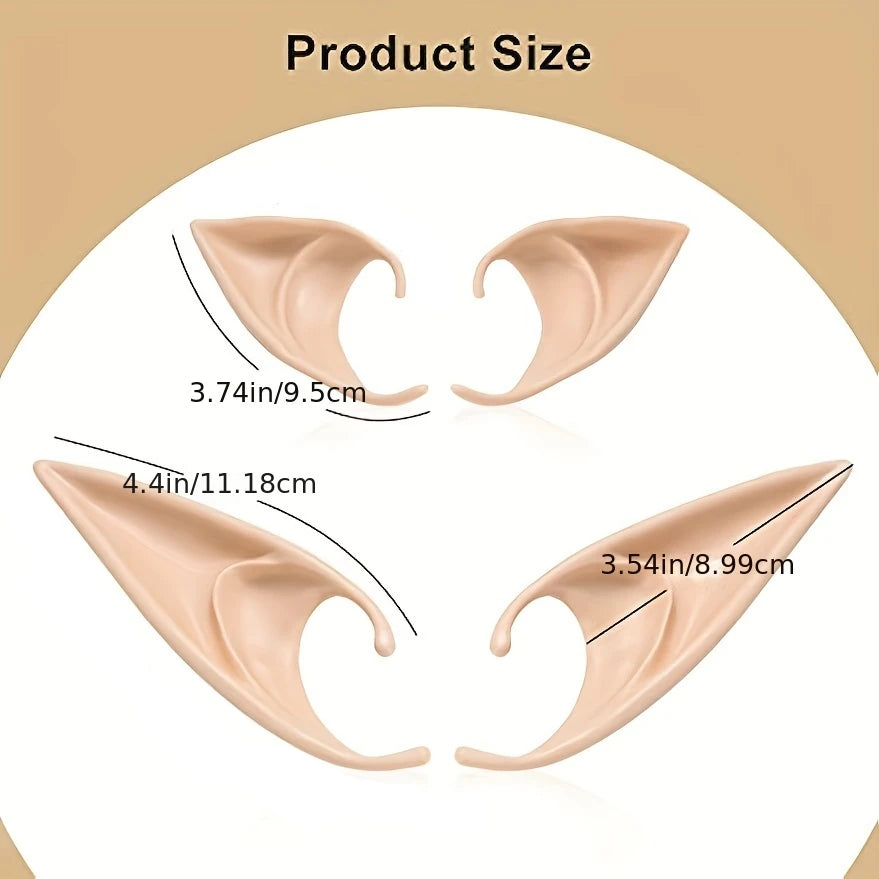 Elf Ears Cosplay Costume Accessories Fairy Angel Party Props 1 10 Pairs
