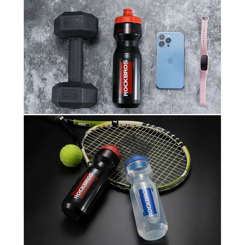 ROCKBROS Cycling Water Bottle and Bike Cage Set 750ml Sports Kettle - 9