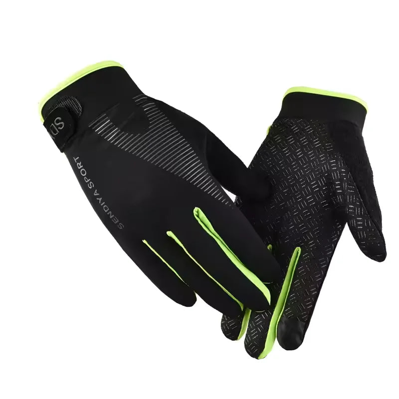 Full Finger Cycling Gloves Touch Screen MTB Bike Motorcycle Sport Gloves - 11