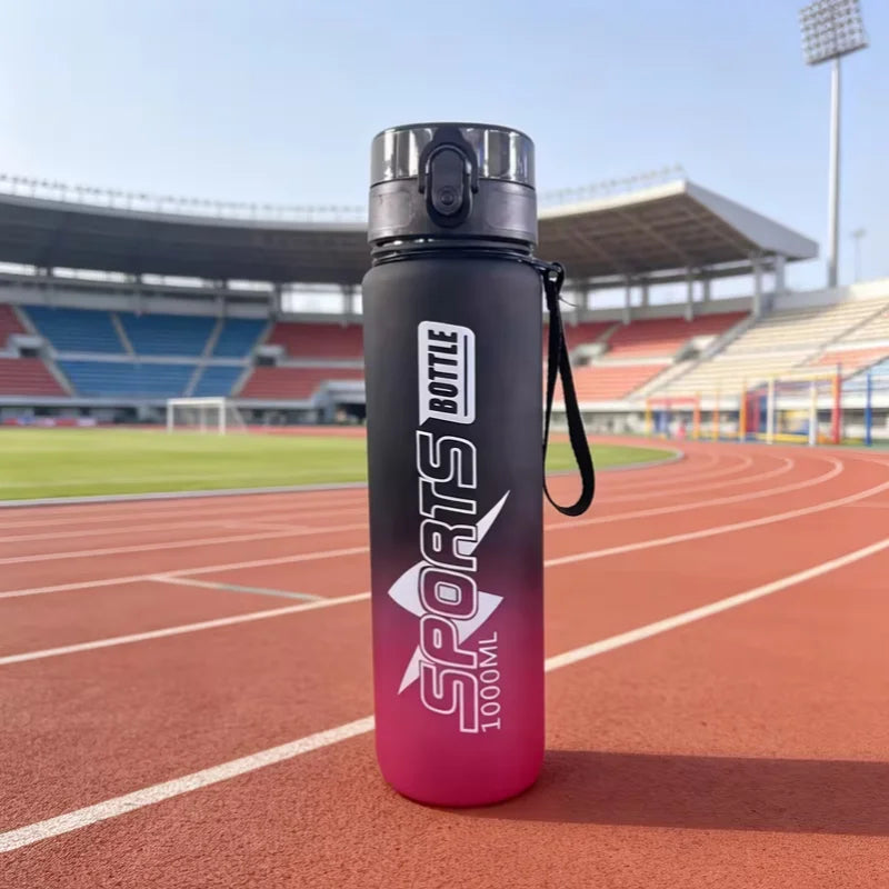 1000ml Gradient Sports Water Bottle Leak Proof Gym Sippy Cup - 15