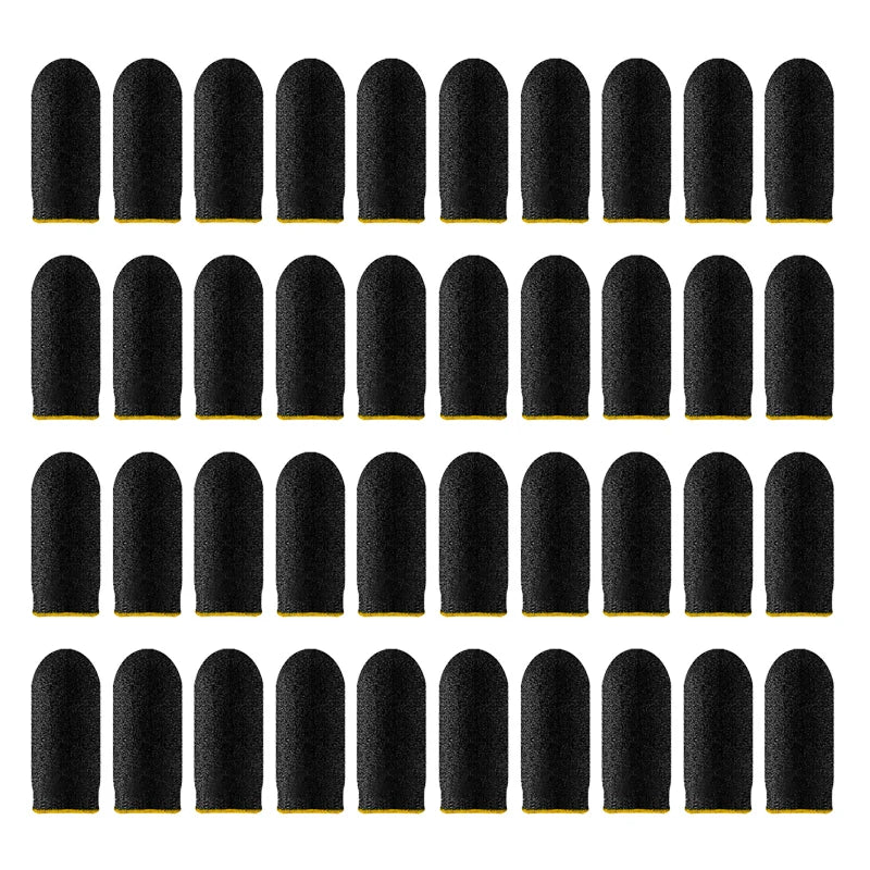 40pc Gaming Finger Sleeves Sweatproof Anti-Slip Touch Screen Controller - 16