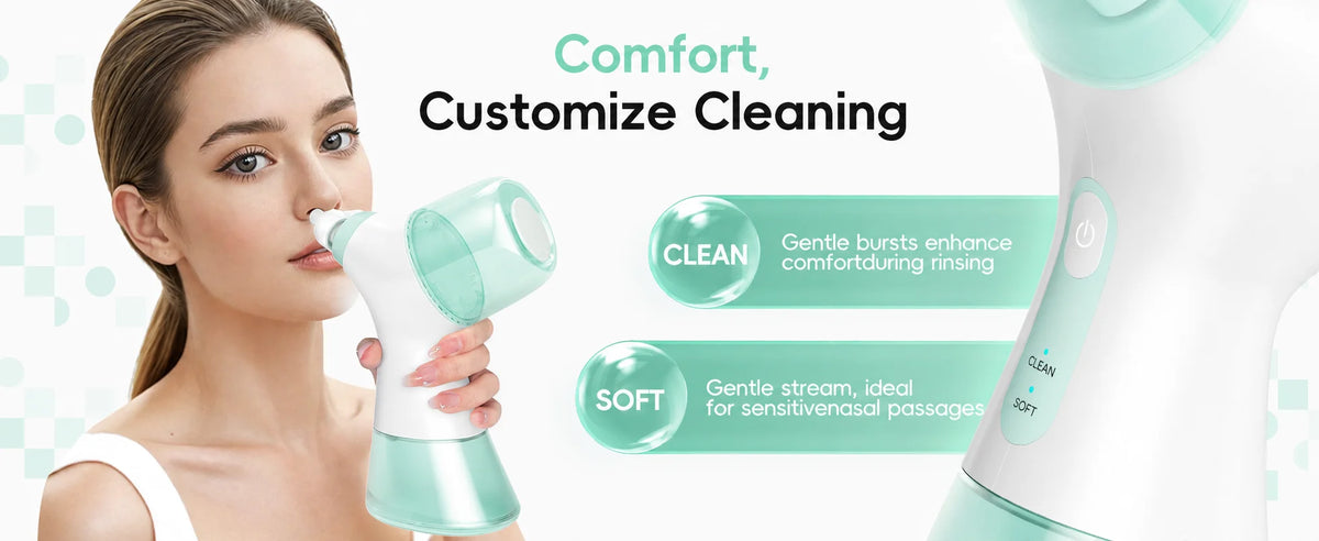 Mornwell Electric Nasal Irrigator Sinus Rinse Machine