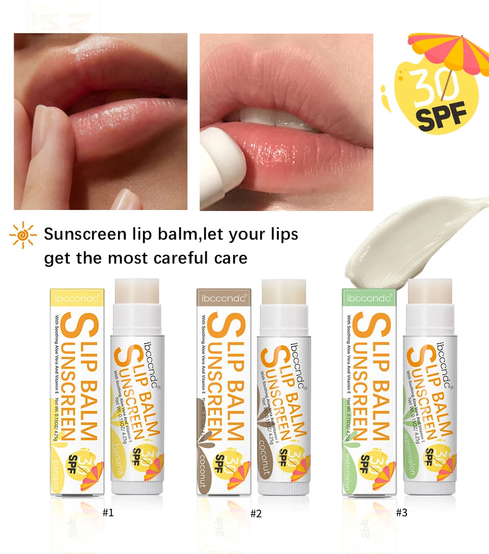 Sunscreen Lip Balm SPF30 Moisturizing UV Protection Lip Care