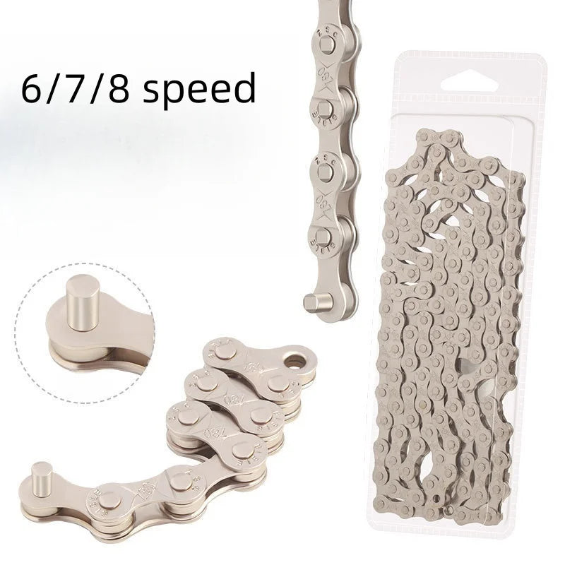 Durable Bicycle Chain for MTB Road Bike 6 7 8 9 10 11 12 Speed Gear - 6
