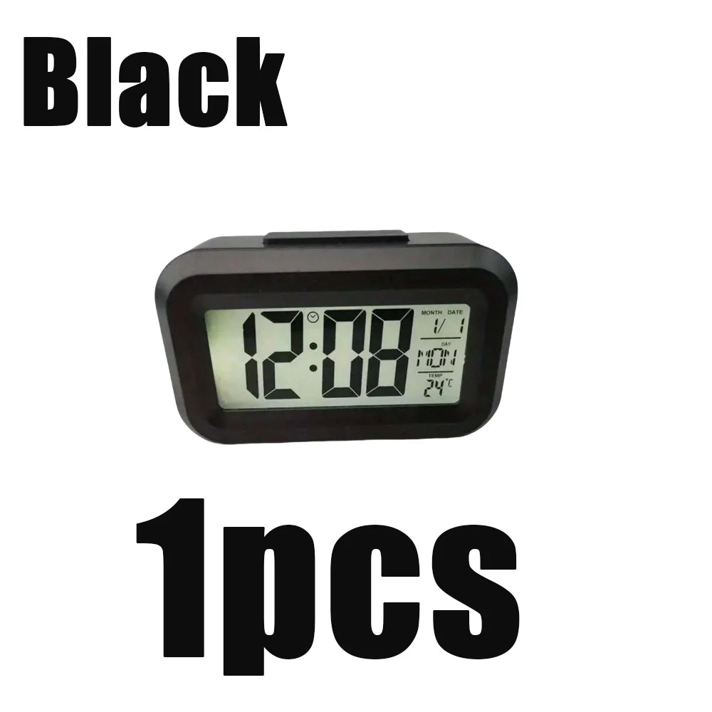Digital Alarm Clock with Temperature Calendar and LED Display - 19