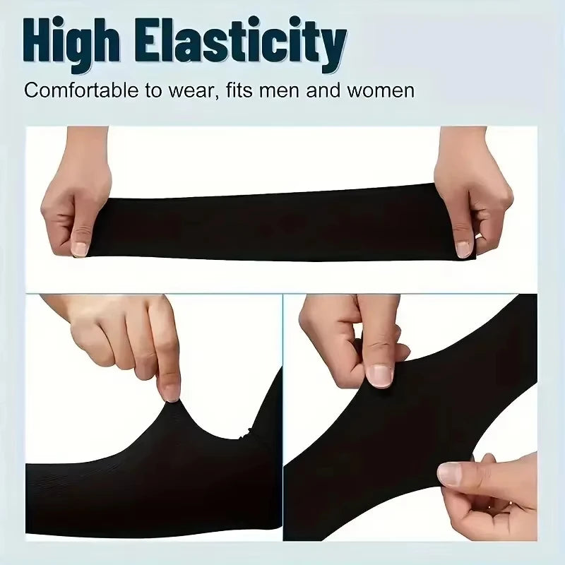UV Protection Arm Sleeves Cooling Sunblock Covers for Sports Cycling - 8