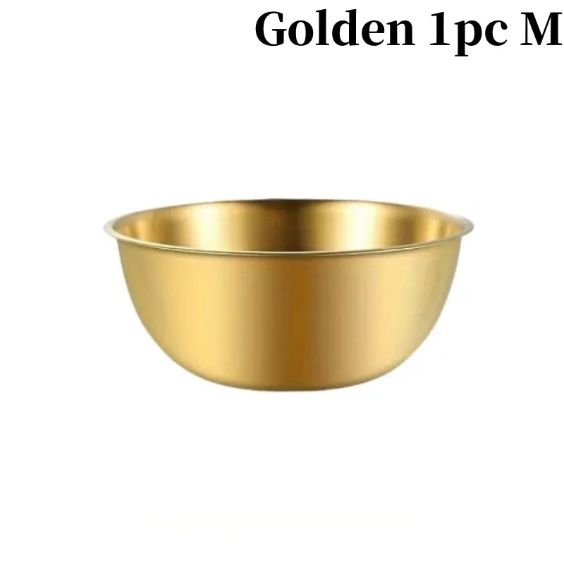 Stainless Steel Mixing Bowl Set - Nesting Salad & Kitchen Prep Basin - 25
