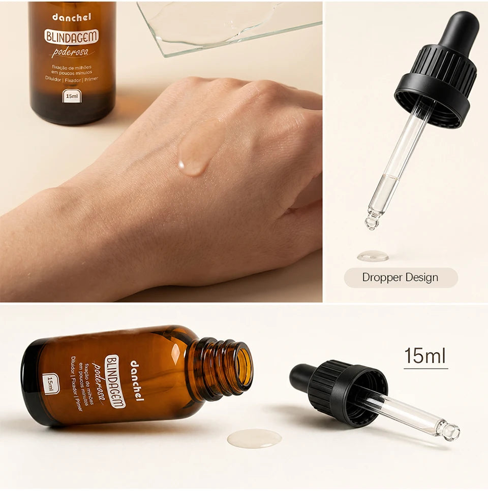 2pcs Waterproof Primer Serum and Liquid Foundation Makeup Set - 16