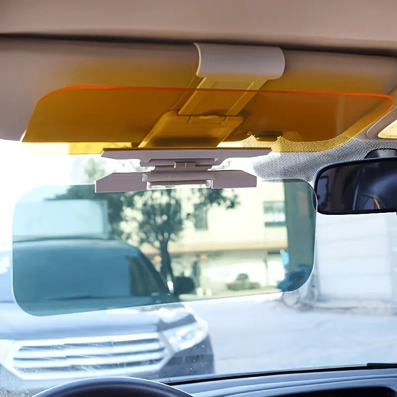 2-in-1 Car Sun Visor Extender Anti-Glare Day and Night Driving Shield - 2