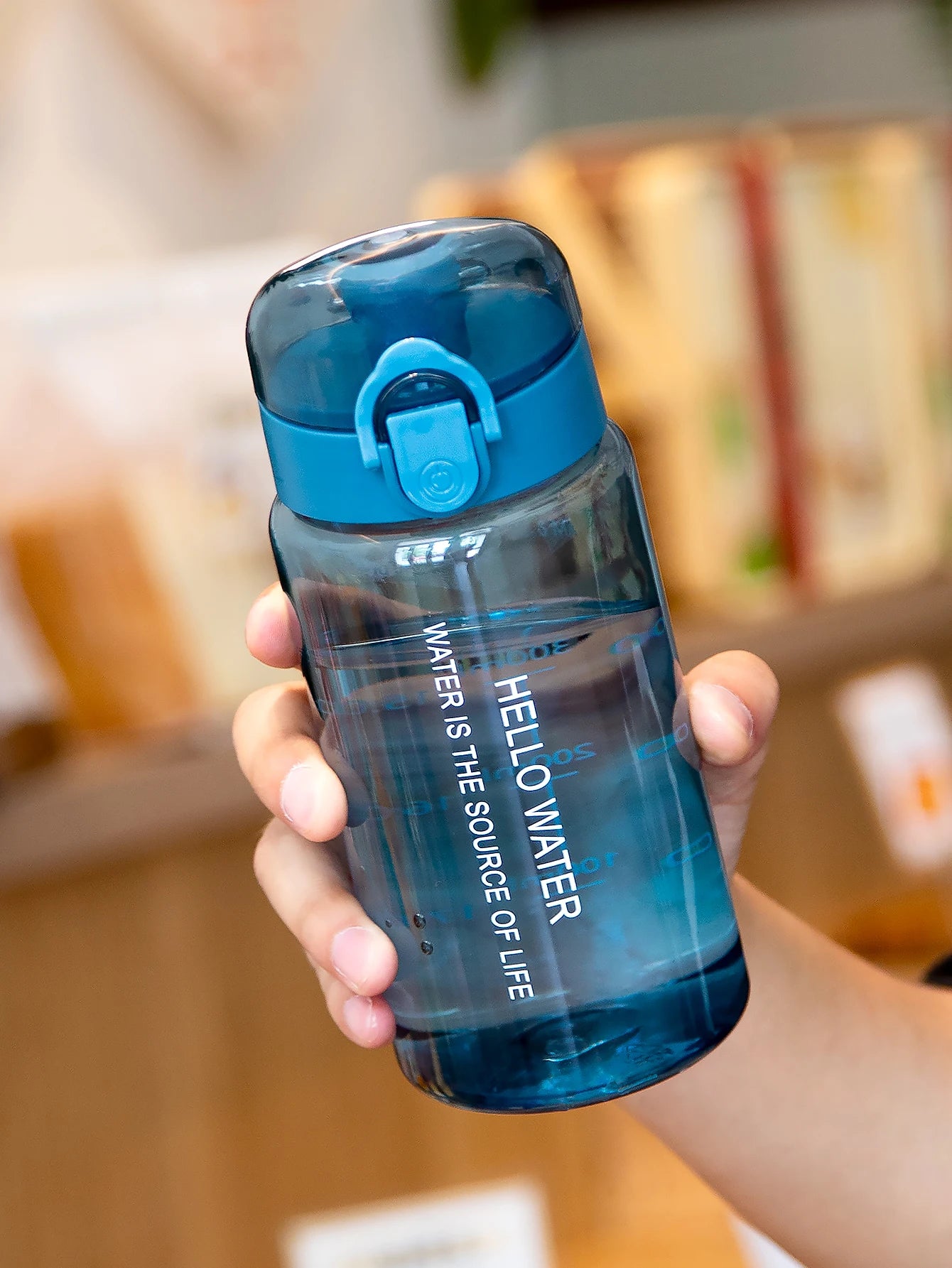 Transparent Sports Water Bottle Leakproof Drinking Cup 550ml 780ml