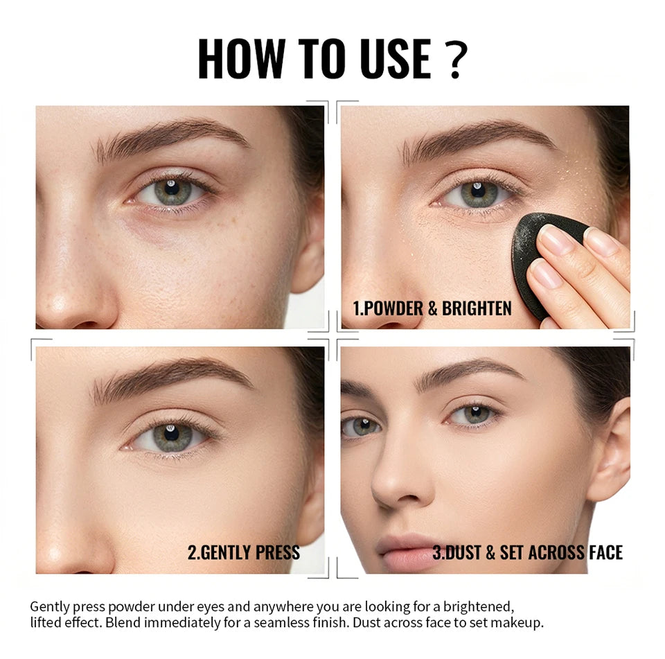 Soft Matte Pressed Powder Oil Control Setting Powder Face Makeup - 14