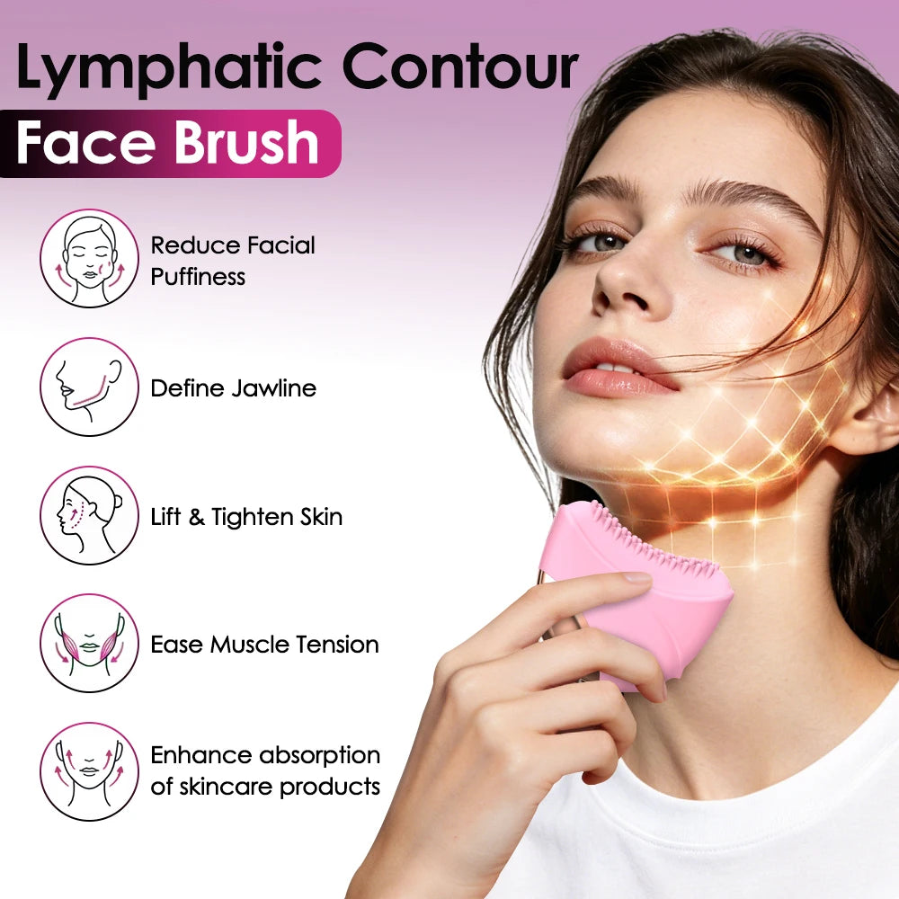 Electric Body Massage Brush & Exfoliating Skin Contour Tool
